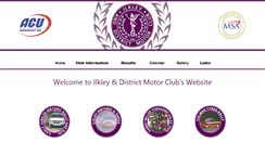 Desktop Screenshot of ilkleymotorclub.org.uk